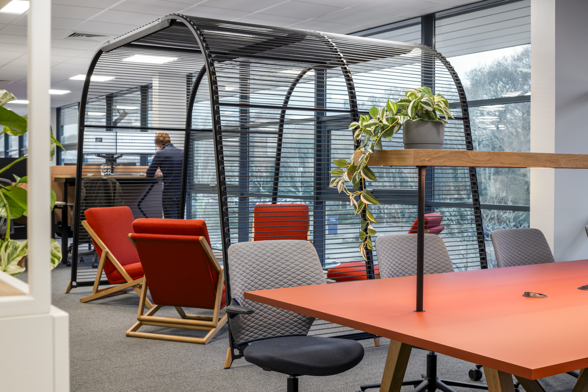 Selection of sustainable office chairs and desks