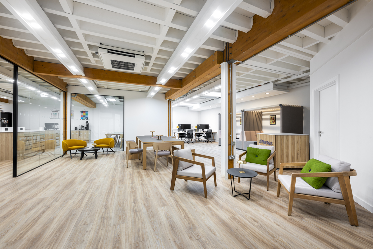 Swedish coffee company London office with Scandinavian design elements