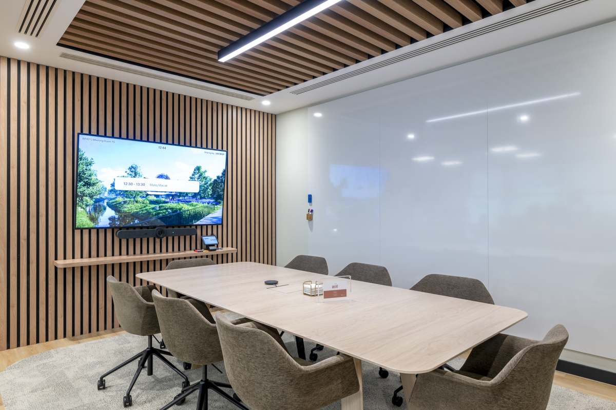 Completed office workspace ready for handover and occupation