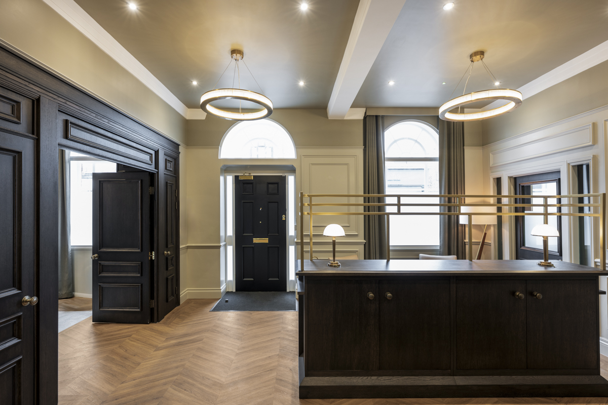 High-quality bespoke joinery in boutique London office
